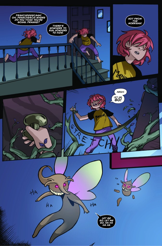 The Nightcrawlers Page 1 - Frannie attacked by fairies