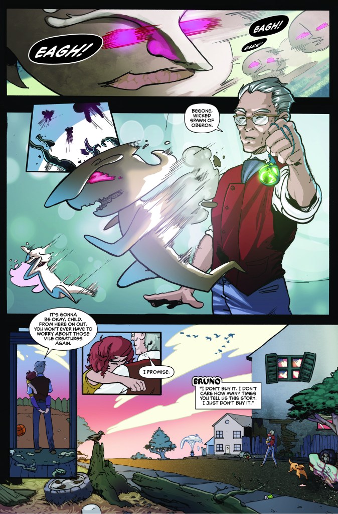 The Nightcrawlers Page 3 - Frannie is rescued by Mr. William Jones and walk out into the morning dawn