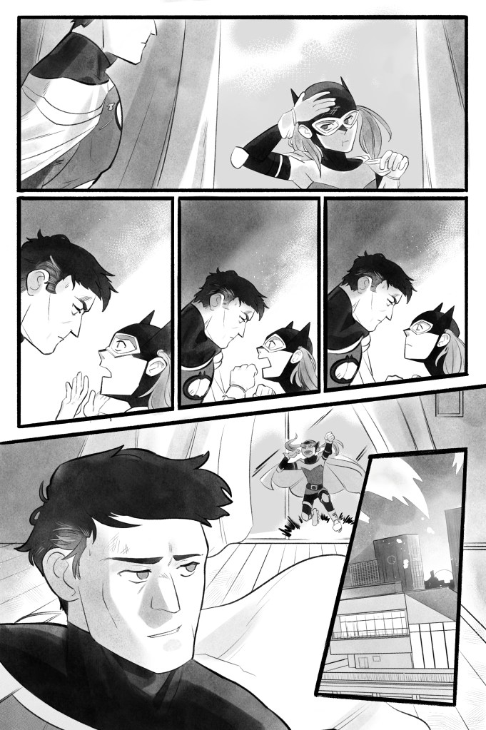 Relentless Lark page 3, written by Mark O.